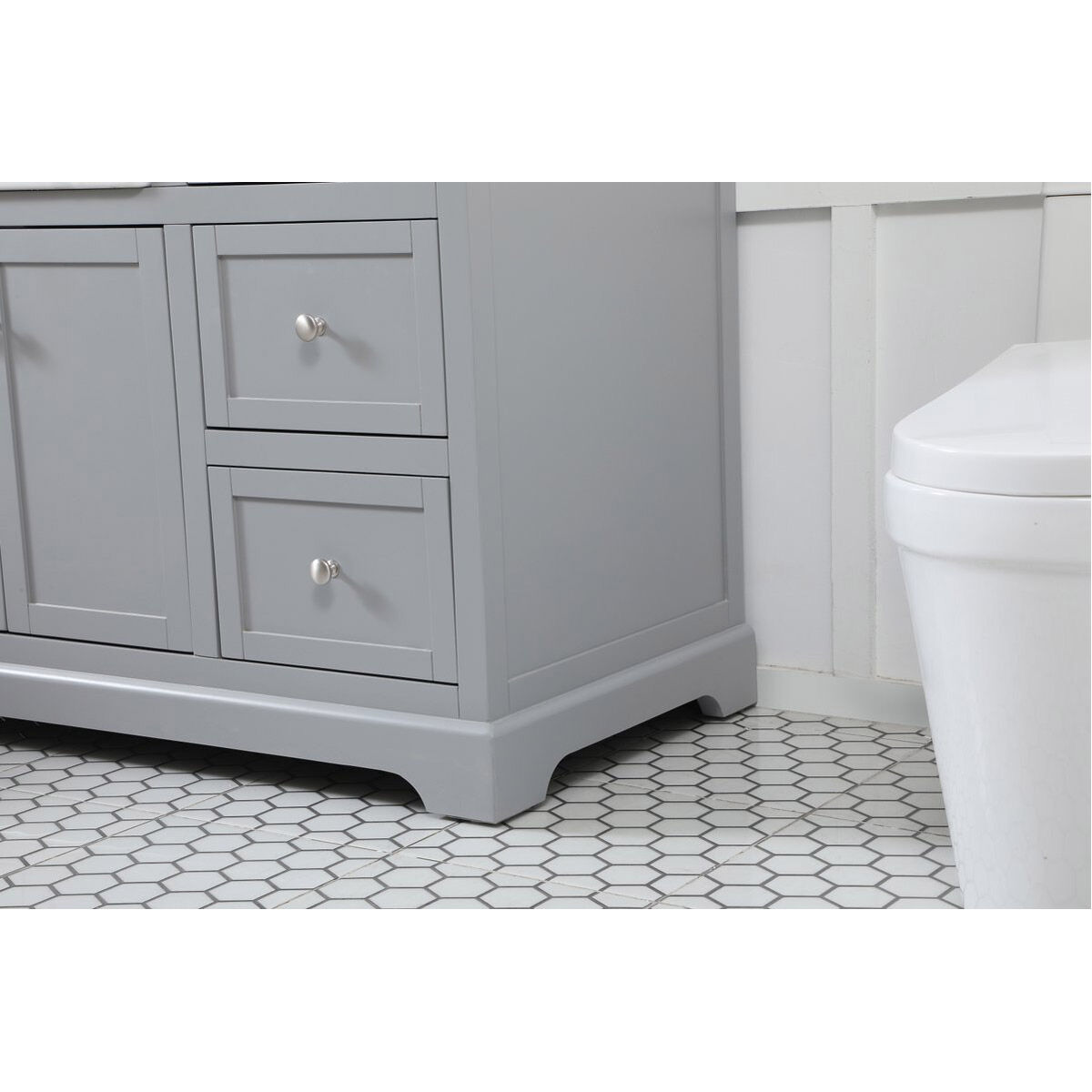 Franklin 42 X 22 X 35 inch Grey Bathroom Vanity Cabinet