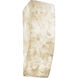 Alabaster Rocks Wall Sconce Wall Light in Incandescent
