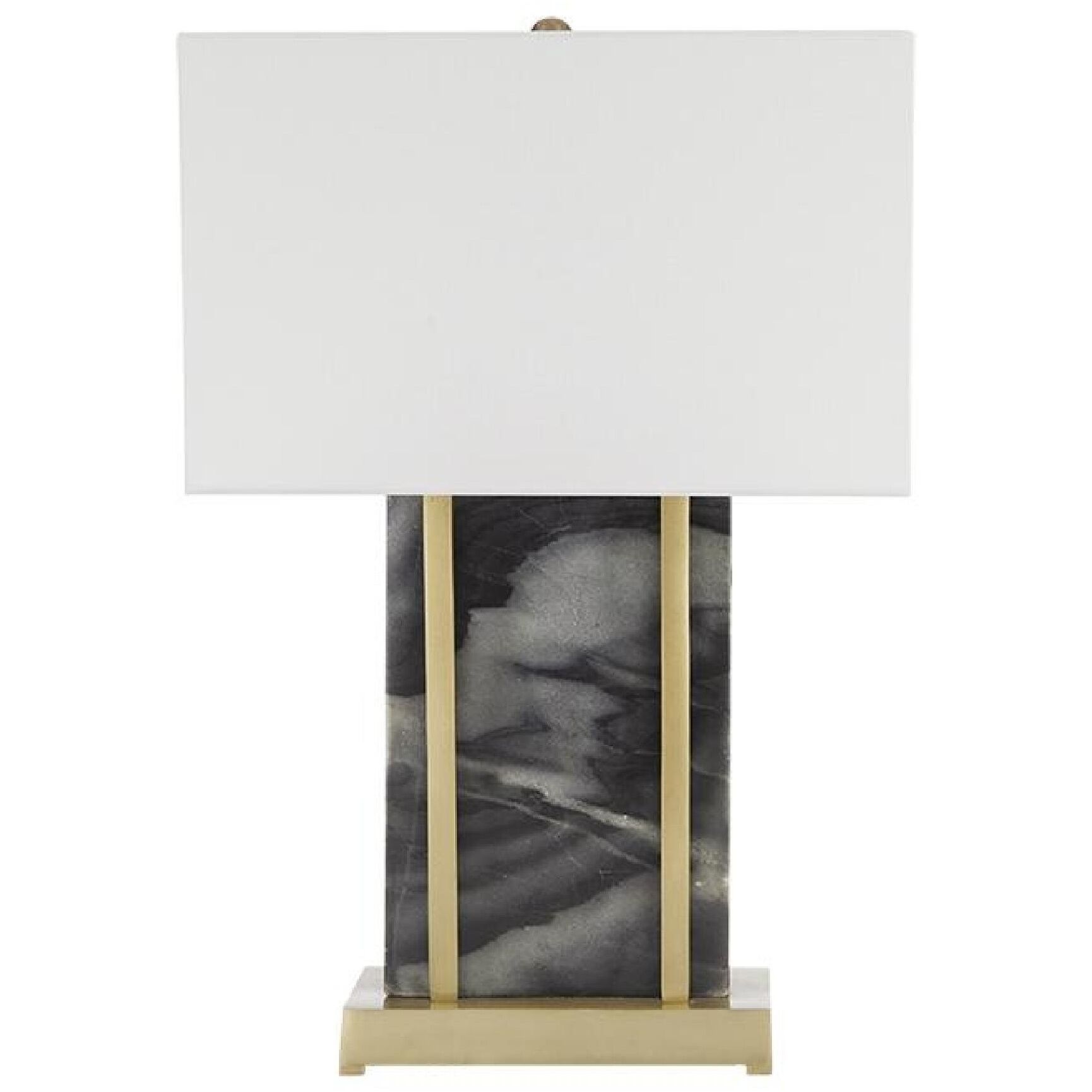 Anita 25.5 inch 40.00 watt Gold/Black/White Table Lamp Portable Light