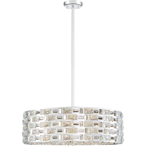 Aludra 7 Light 24 inch Chrome Chandelier Ceiling Light