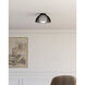 Alora Mood Haven 1 Light 12.63 inch Matte Black Flush Mount Ceiling Light