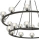 Aragon 22 Light 48 inch Matte Black Chandelier Ceiling Light