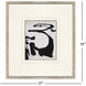 Shadow Dancing Black and Gray and Neutral and White Framed Art