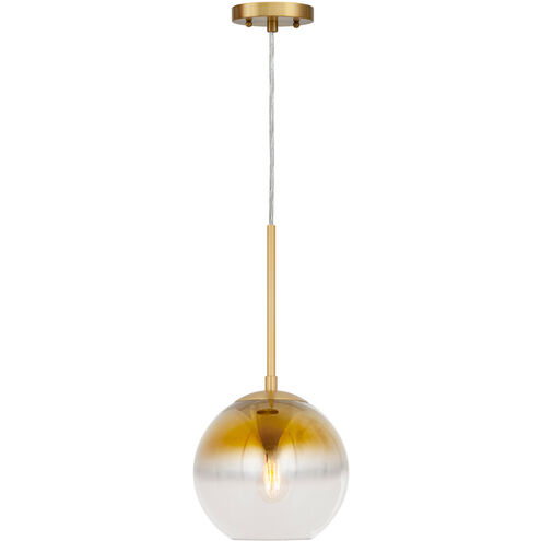 Callisto 1 Light 12 inch Soft Gold Pendant Ceiling Light