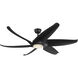 Coronado 59.63 inch Matte Black Ceiling Fan