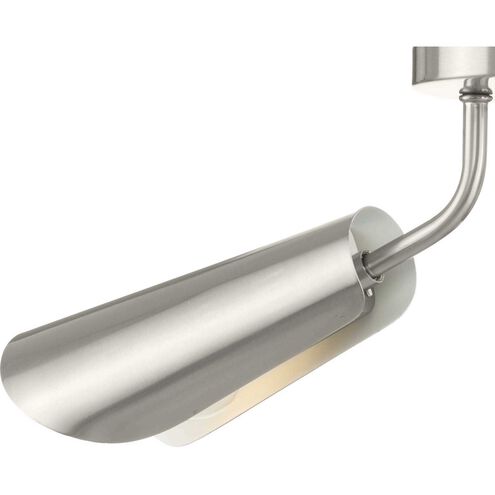 Cornett LED 24 inch Brushed Nickel Semi-Flush Mount Ceiling Light