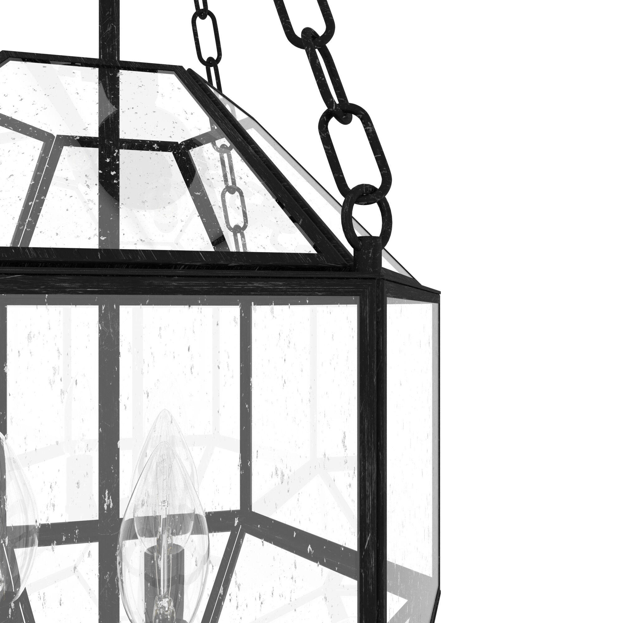 Indria 3 Light 15.5 inch Rustic Iron Pendant Ceiling Light