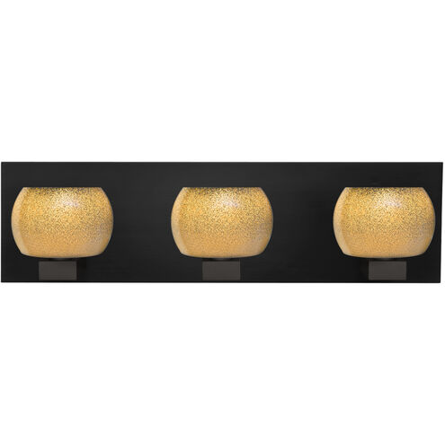 Keno LED 22 inch Black Vanity Light Wall Light