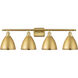 Ballston Dome LED 37.5 inch Satin Gold Bath Vanity Light Wall Light