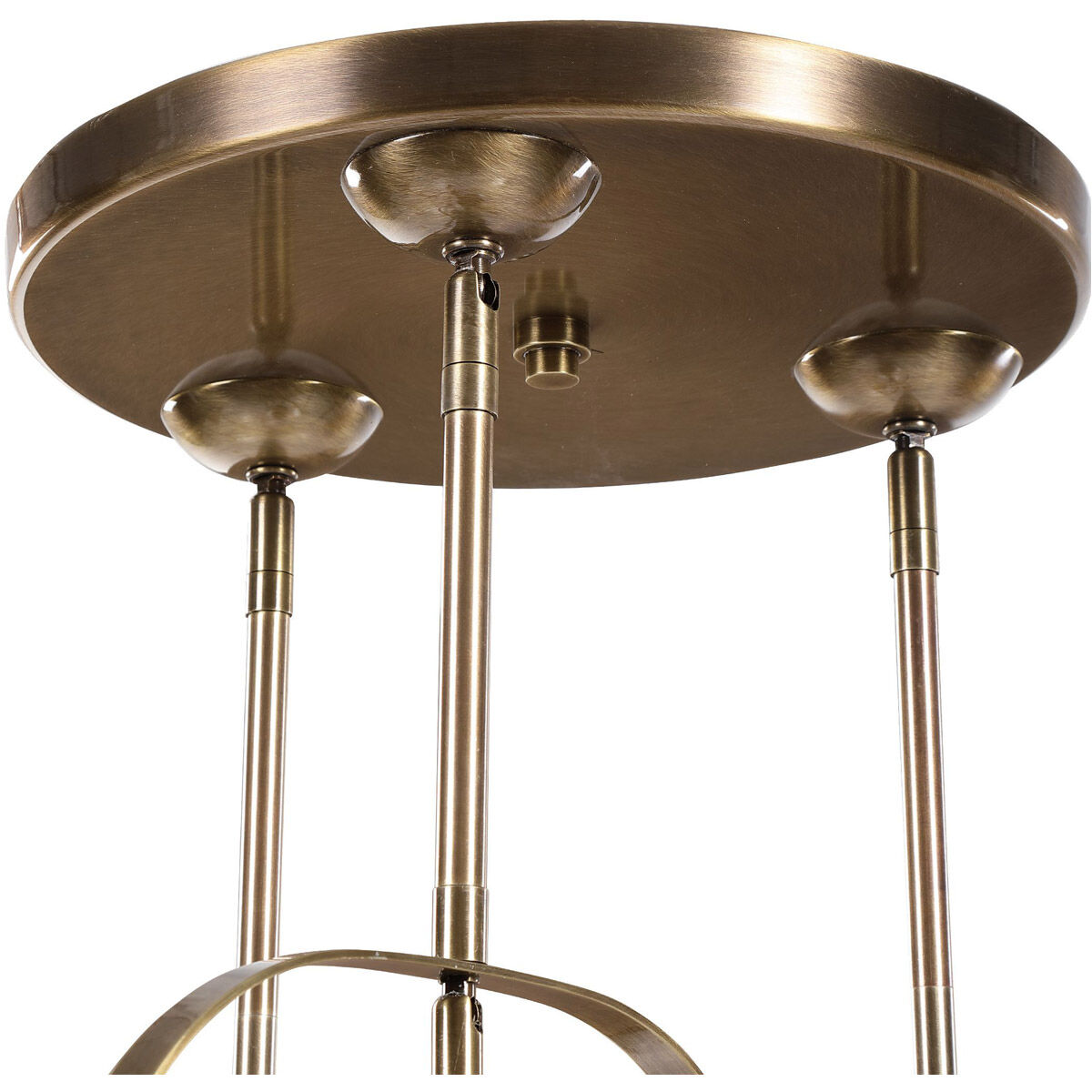 Mimas 3 Light 24 inch Antique Brass Pendant Ceiling Light