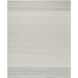 Romano 90 X 60 inch Slate/Light Silver Handmade Rug in 5 x 7.5