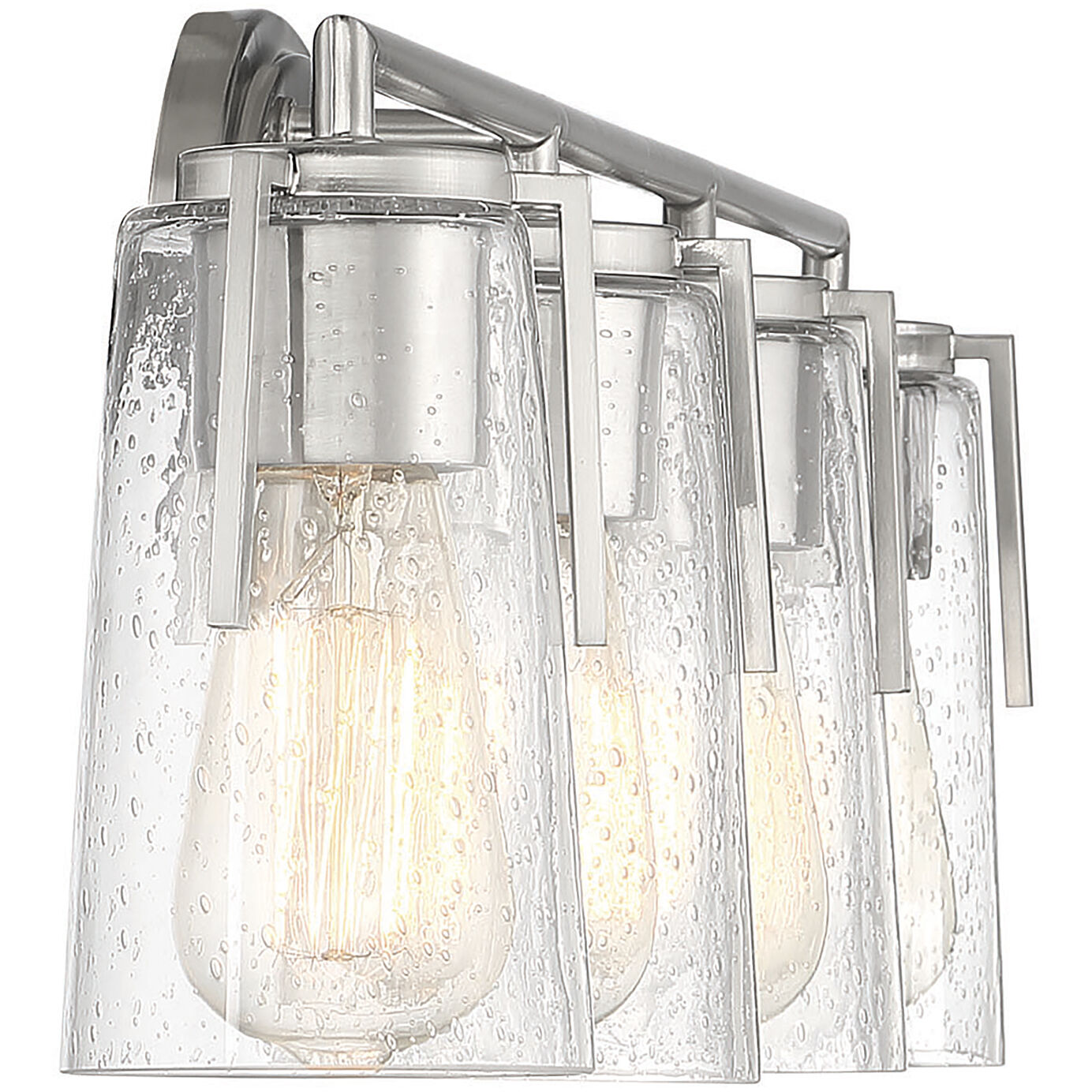 Sacremento 4 Light 32 inch Satin Nickel Bathroom Vanity Light Wall Light, Essentials