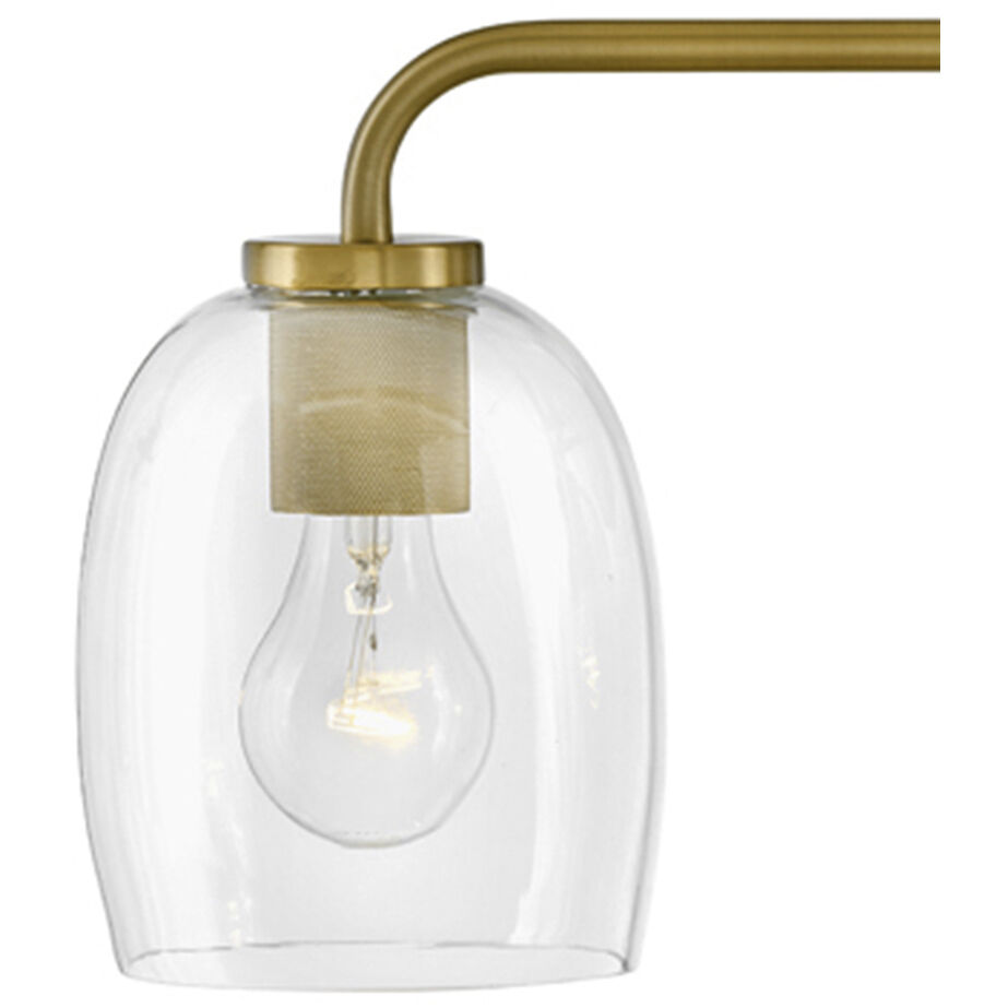 Percy LED 24 inch Lacquered Brass Bath Light Wall Light