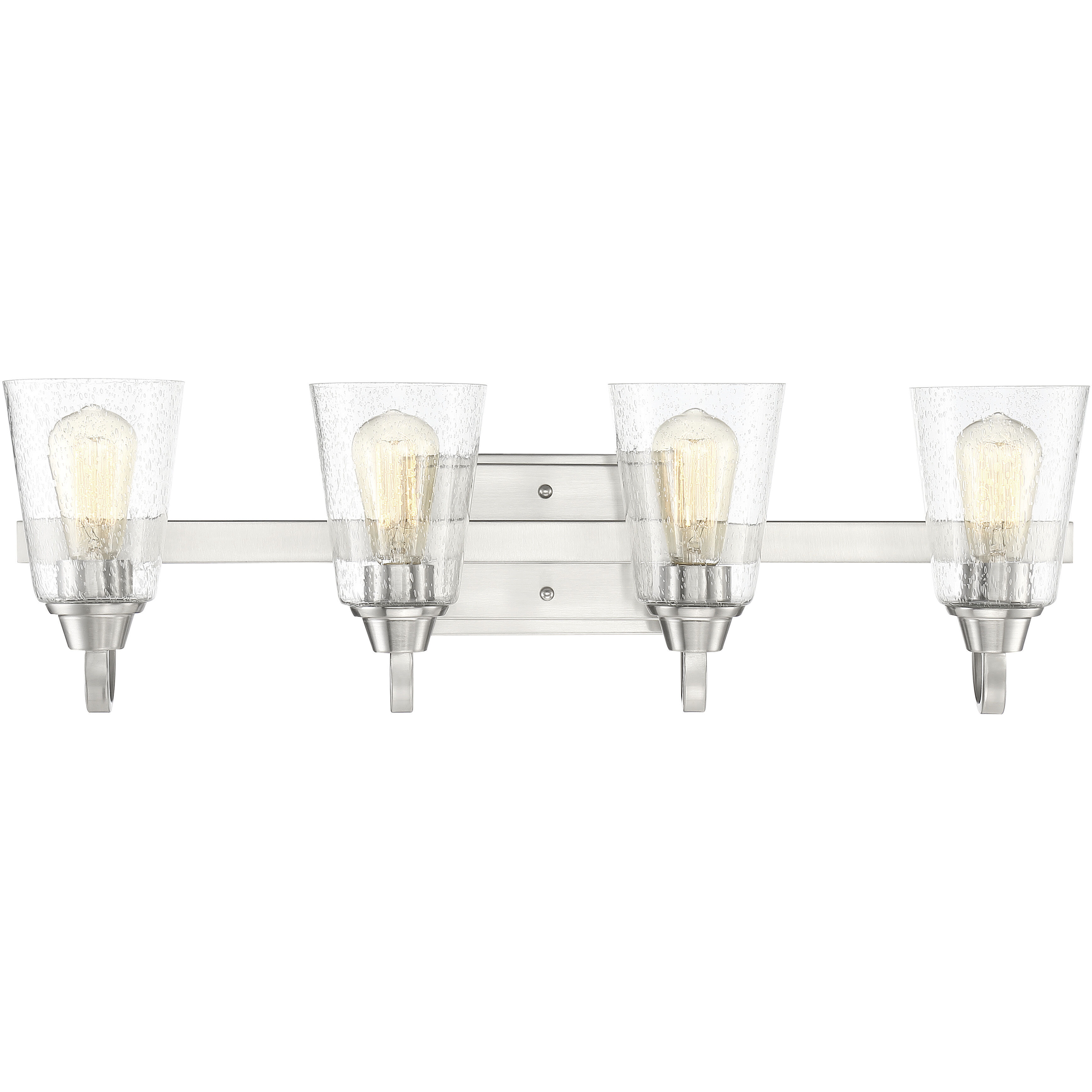 Neighborhood Grace 4 Light 28 inch Brushed Polished Nickel Vanity Light Wall Light, Neighborhood Collection