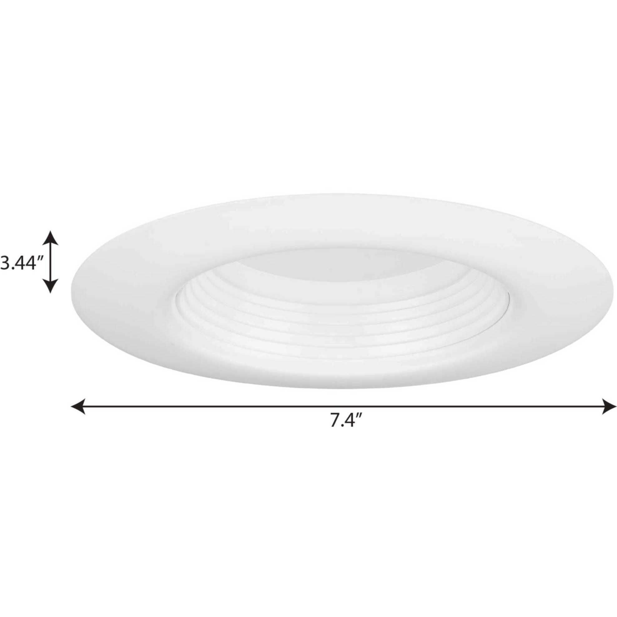 Intrinsic Satin White Recessed Trim, Progress LED