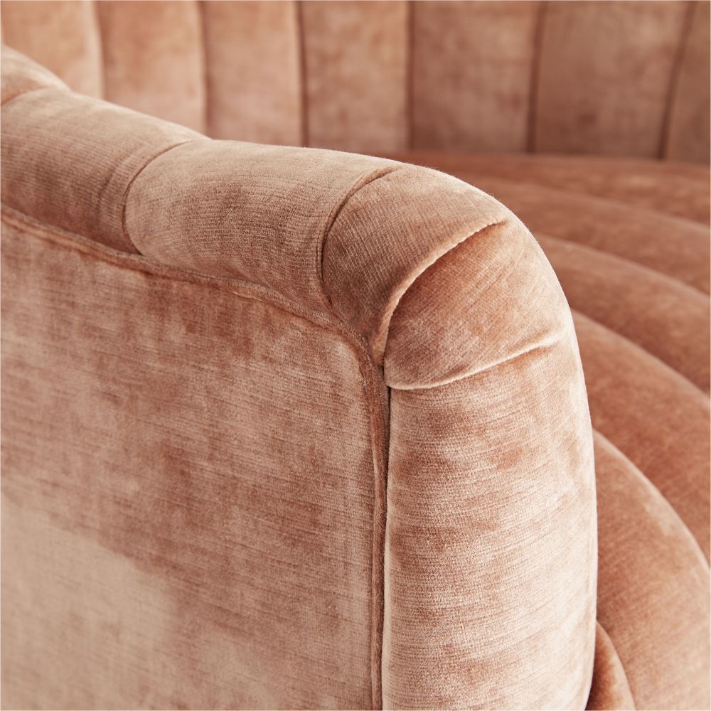 Springsteen Dusty Rose Swivel Chair