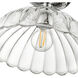 Audra 1 Light 11.75 inch Chrome Semi-Flush Mount Ceiling Light