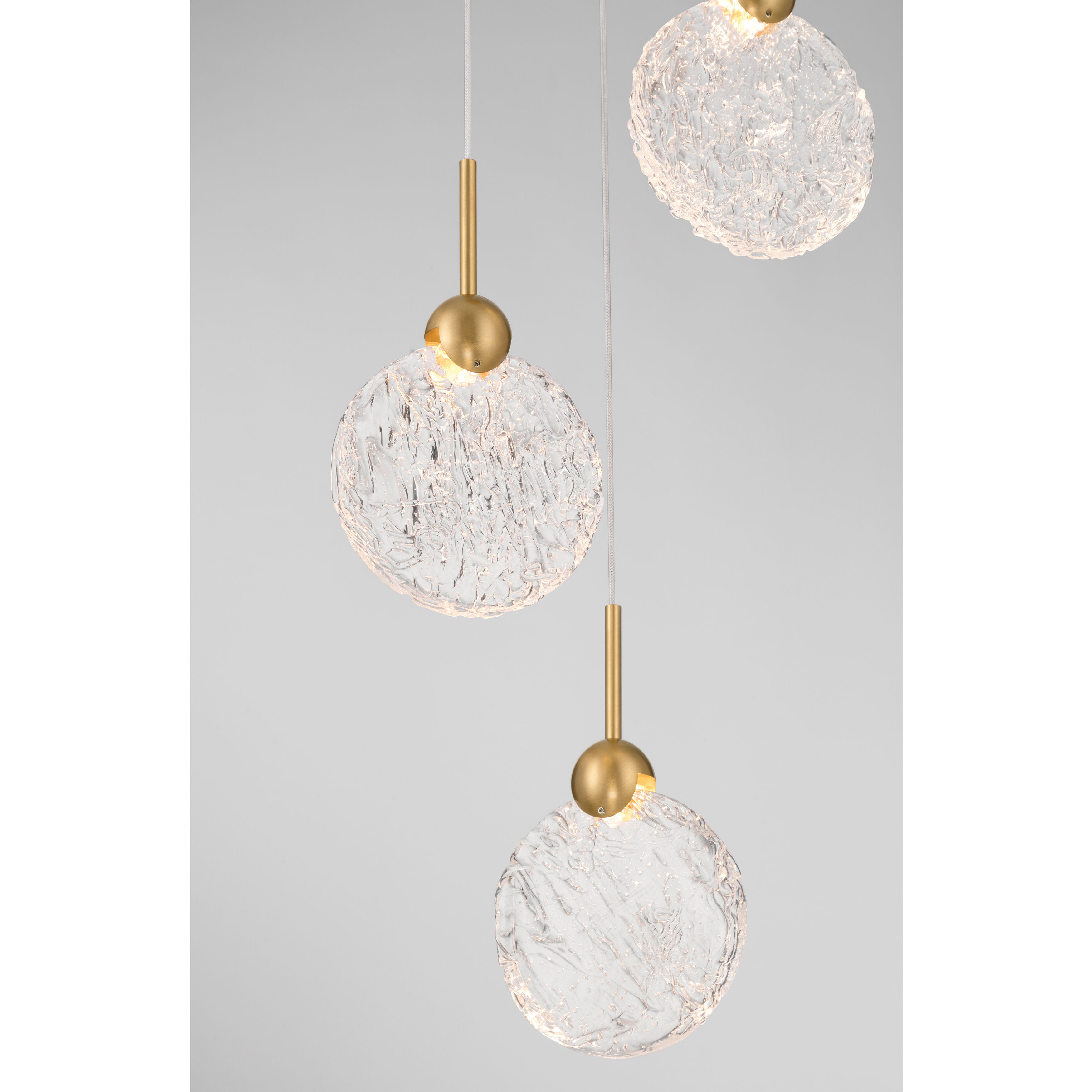 Briselle LED 10 inch Legacy Brass Pendant Ceiling Light