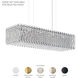 Sarella 13 Light 36.5 inch Black Linear Pendant Ceiling Light in Heritage