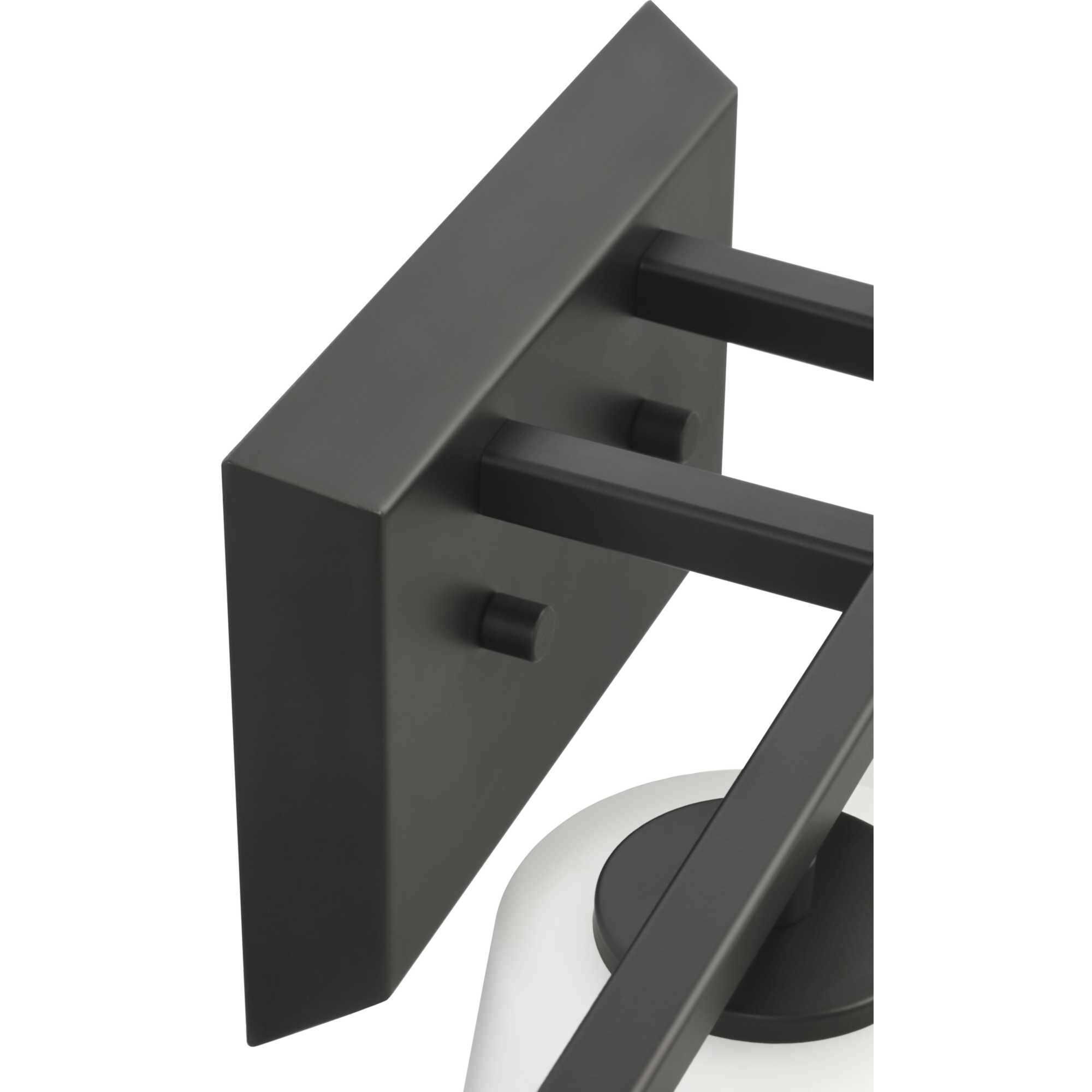 Vertex 4 Light 29 inch Matte Black Bath Light Wall Light