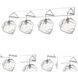 Boulder LED 32 inch Mirrored Stainless Steel Vanity Light Wall Light
