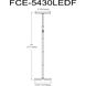 Francine 54 inch 30.00 watt Satin Nickel Floor Lamp Portable Light