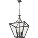 Montalcino 4 Light 18 inch Iron Ore Chandelier Ceiling Light