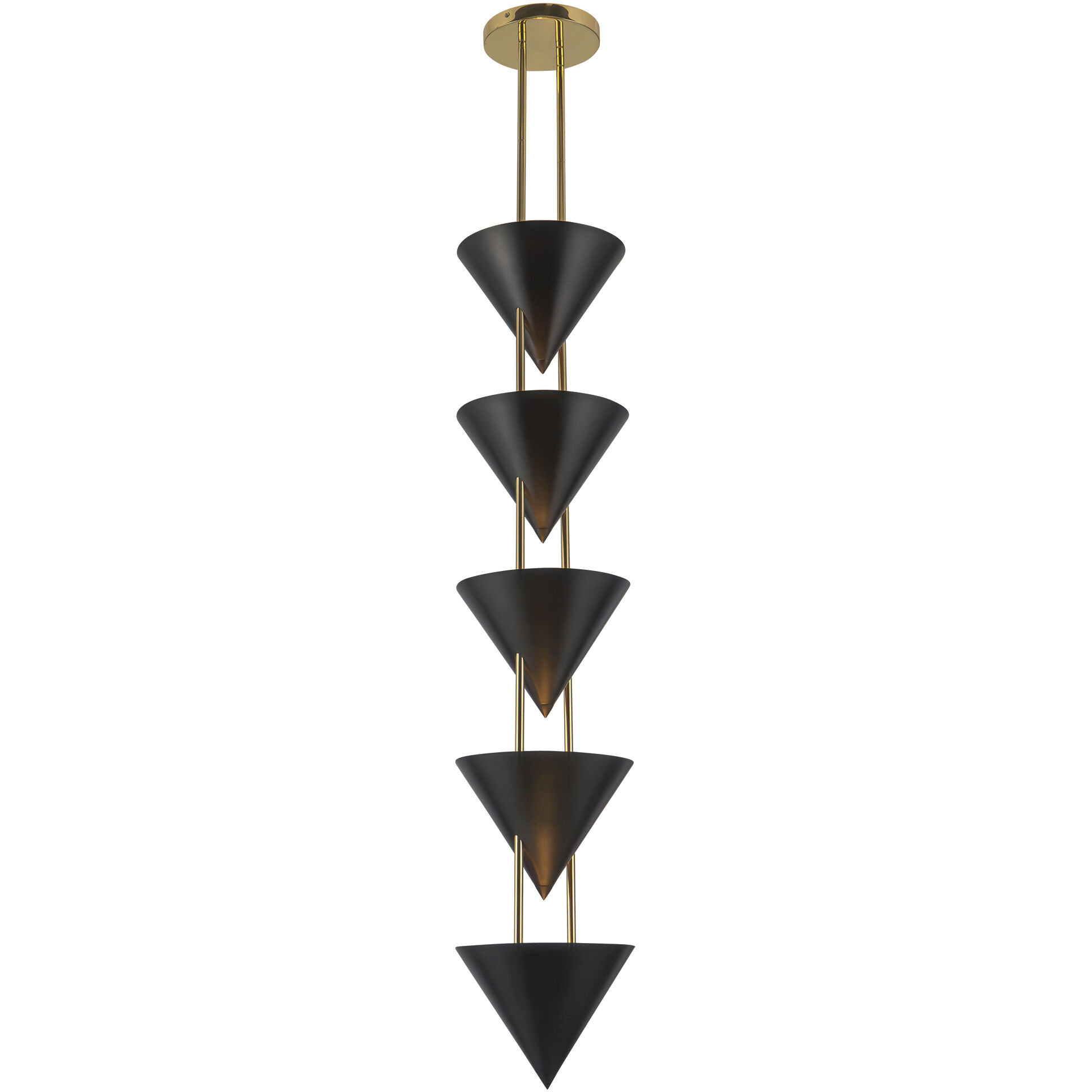 Versus 5 Light 10 inch Urban Bronze Pendant Ceiling Light