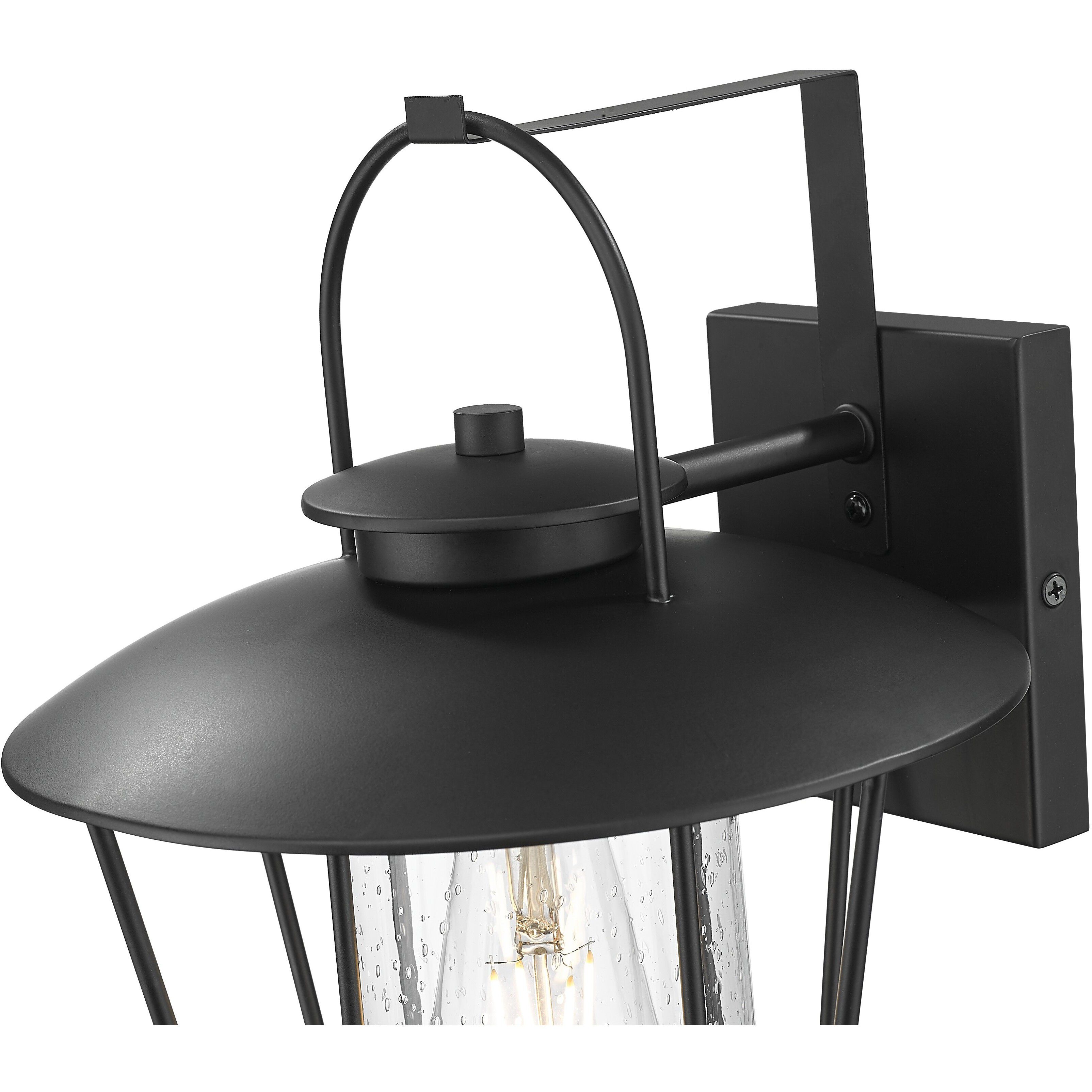 Stockwell 1 Light 14.25 inch Matte Black Exterior Wall Mount