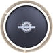 Bellamy 3 Light 19 inch Black Flush Mount Ceiling Light in Natural Rattan