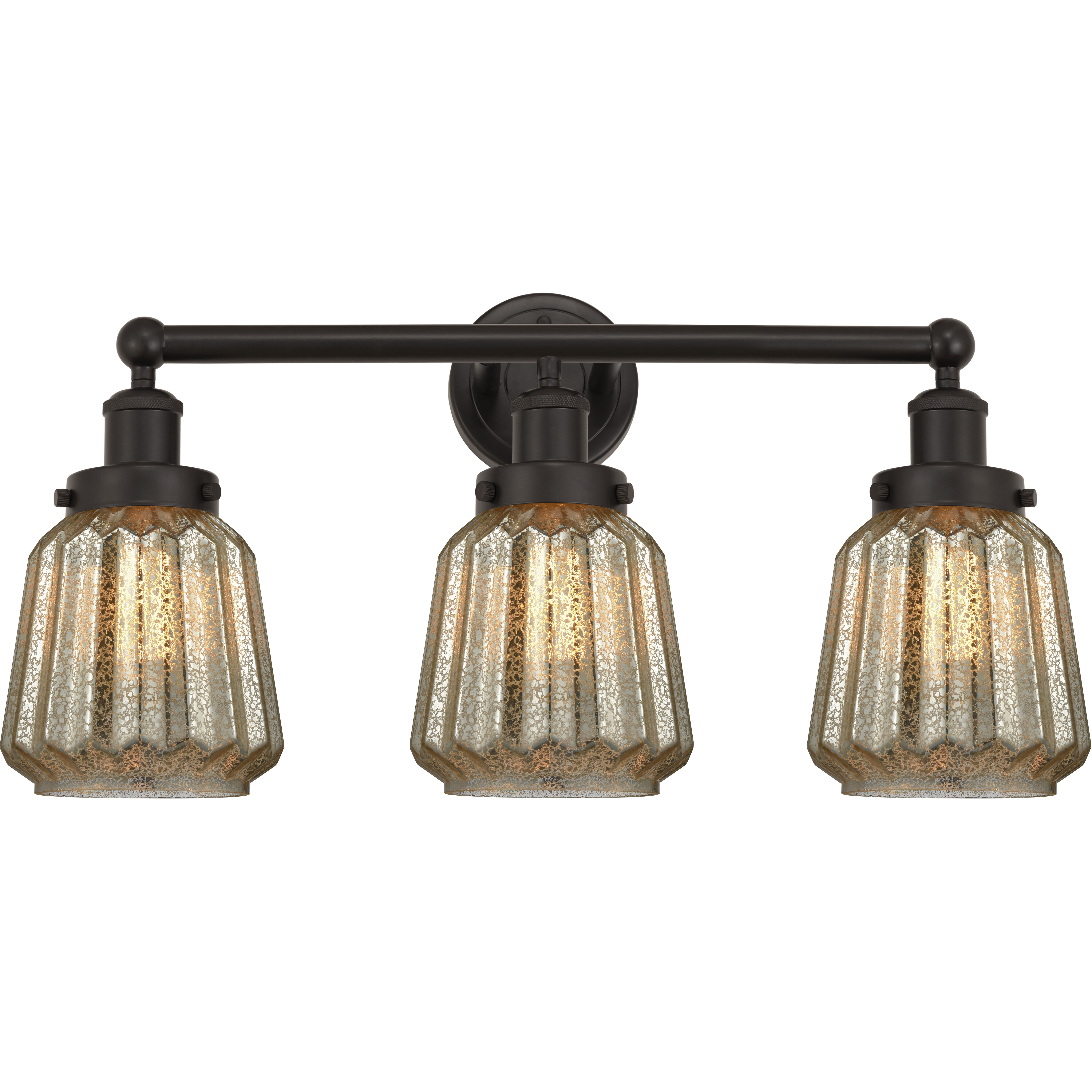 Chatham 3 Light 24.5 inch Oil Rubbed Bronze Bath Vanity Light Wall Light