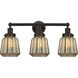 Chatham 3 Light 24.5 inch Oil Rubbed Bronze Bath Vanity Light Wall Light