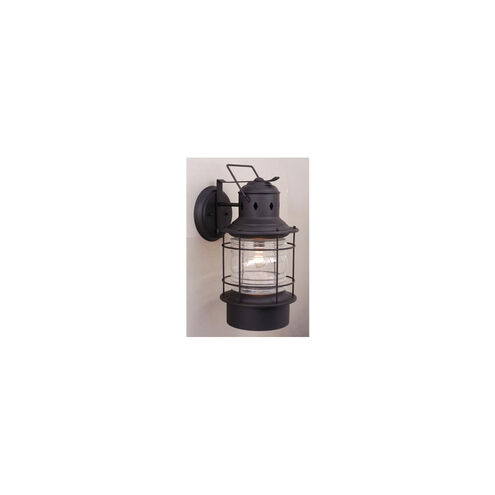 Hyannis LED 18 inch Textured Black Outdoor Wall