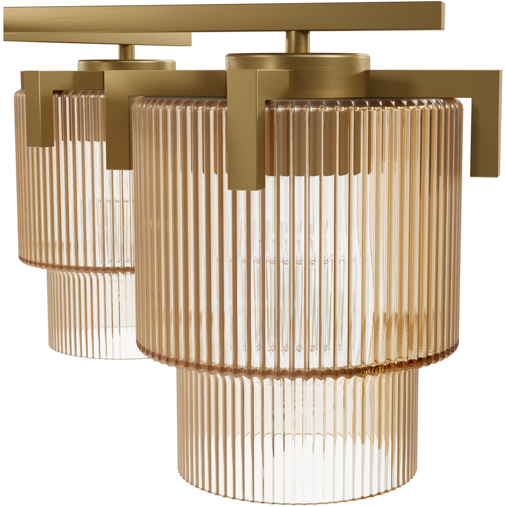Ontario 5 Light 27.3 inch Luxe Gold Chandelier Ceiling Light, Medium