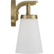 Drake 3 Light 23 inch Aged Brass Vanity Light Wall Light