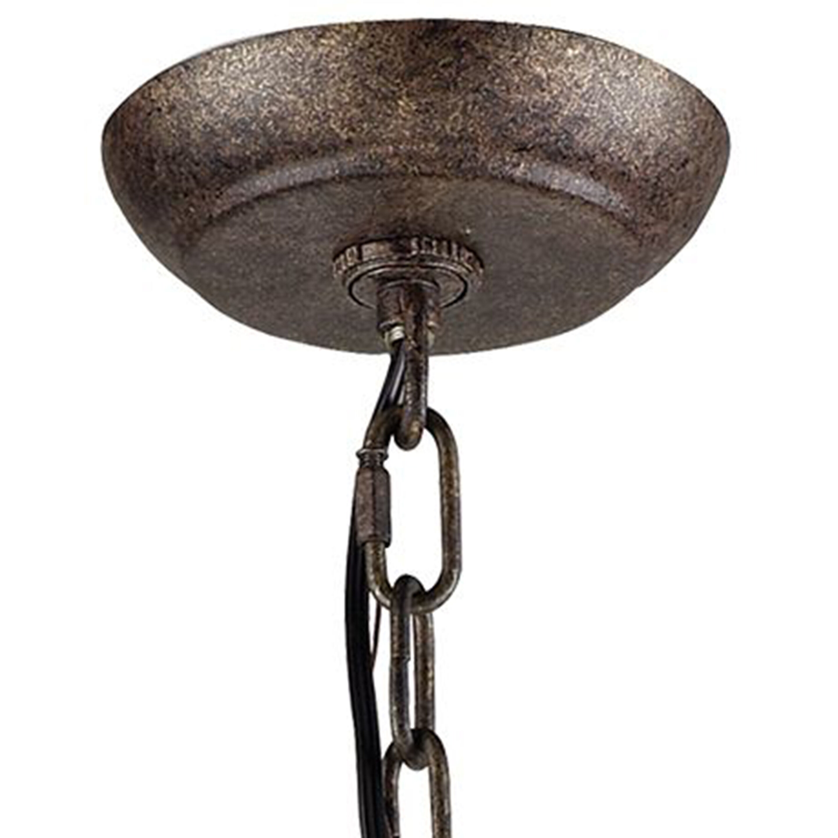 Crislett 6 Light 31 inch Sunglow Bronze Chandelier Ceiling Light