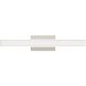 Phase 6.3 LED 24 inch Brushed Nickel Linear Vanity Light Wall Light