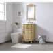 Danville 19 X 19 X 36 inch Antique Beige Vanity Sink Set