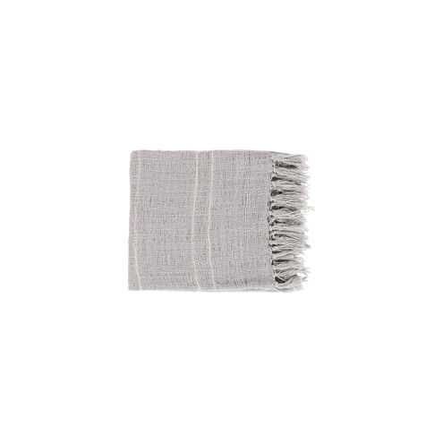 Traveler 60 X 50 inch Grey and White Throw