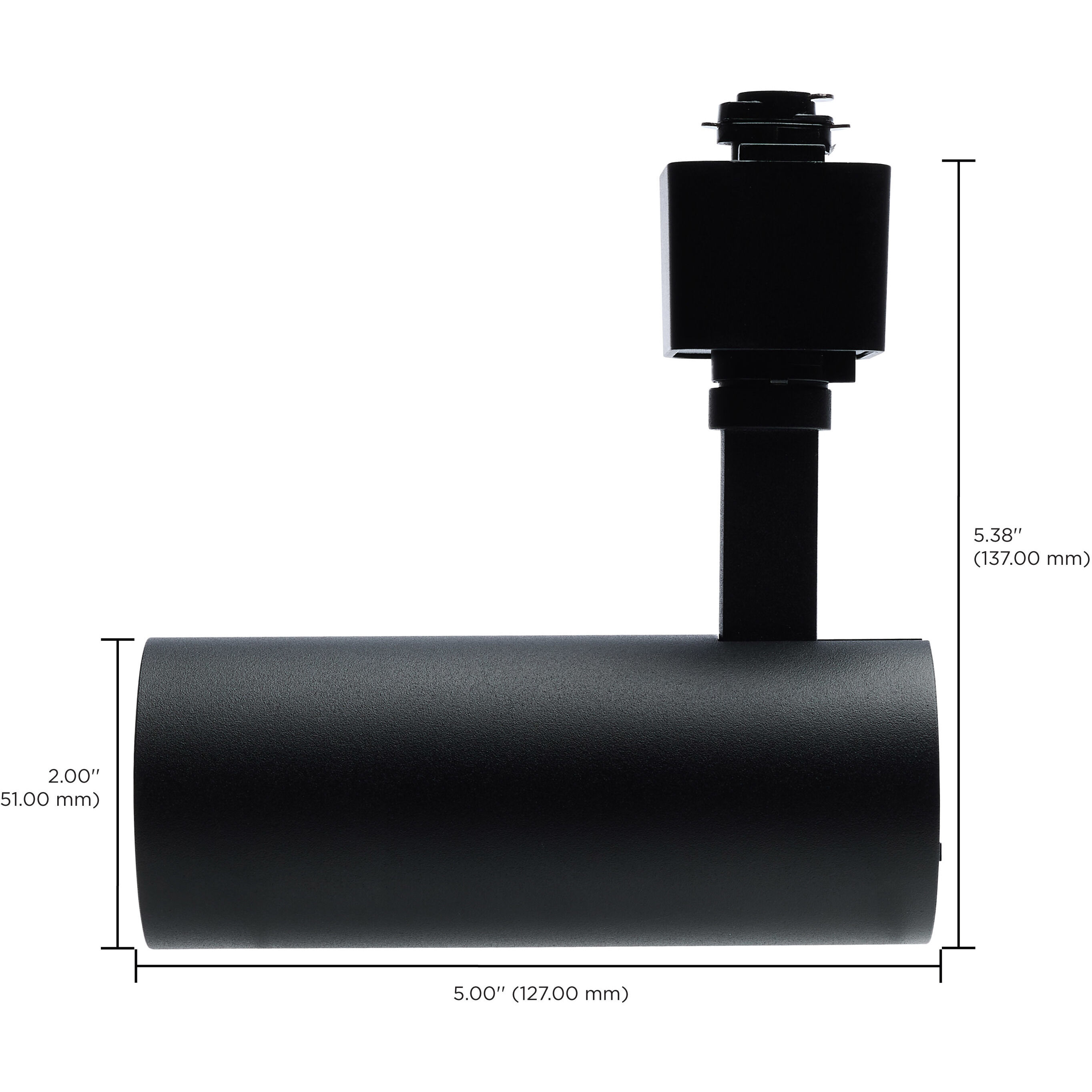 Brentwood 120 Matte Black Track Lighting Ceiling Light