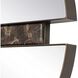 Hanover 23.88 X 23.88 inch Dark Bronze and Brown Marble Mirror