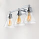 Seafarer 3 Light 24 inch Polished Chrome Bath Vanity Wall Light in Without Bulb