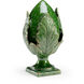 Chelsea House Aged Emerald Green Glaze Artichoke Accent