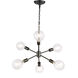 Nolan 6 Light 16 inch Black Pendant Ceiling Light