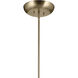 Moraine LED Champagne Bronze Chandelier Ceiling Light