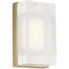 Sean Lavin Milley Wall Sconce Wall Light in LED 90 CRI 3000K, Natural Brass