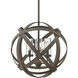 Open Air Carson LED 19 inch Vintage Iron Outdoor Hanging