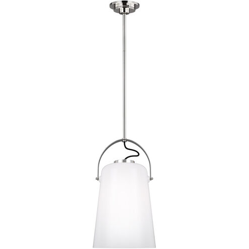 Hazel 1 Light 10 inch Polished Nickel Pendant Ceiling Light