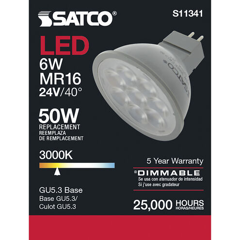 Lumos LED MR16 6.00 watt 3000K Light Bulb