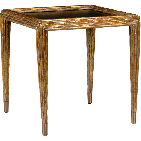 Newport Mansions Antique Gold/Black Side Table